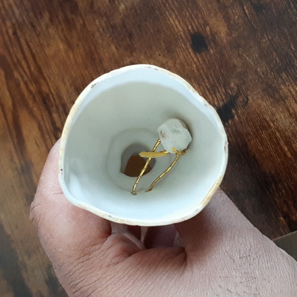 JASCO 1978 Merri Bells Girl with Dog Porcelain Bisque Bell Figurine Hand Painted - Picture 5 of 8